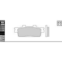 GALFER Bremsbelag "FD399" Satz G1050, Organisch...