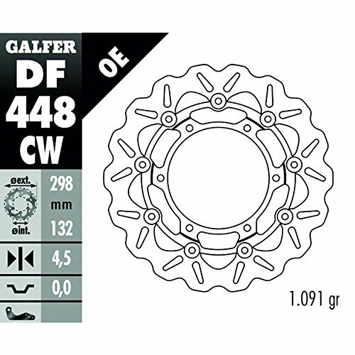 GALFER Wave Bremsscheibe "DF448" Typ CW - schwi