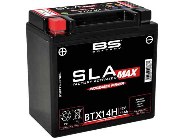 Batterie "YTX14H-BS" BS-Battery, SLA-MAX, versiegelt, startverstärkt