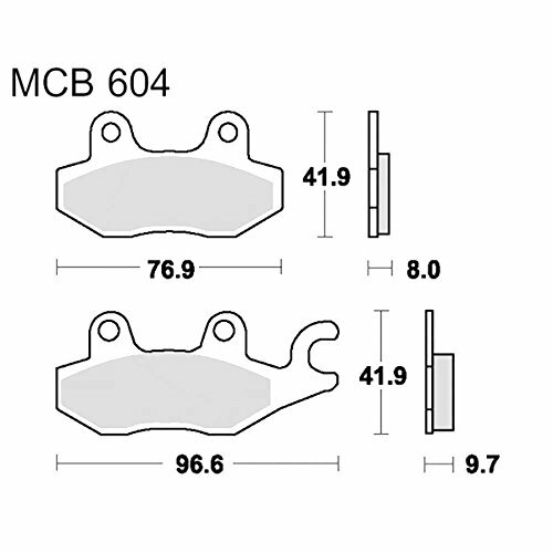 TRW Bremsbelag "MCB 604" Satz Typ SH Sintermetall mit ABE