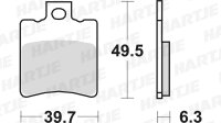 TRW Bremsbelag "MCB 674" Satz Typ Organisch...