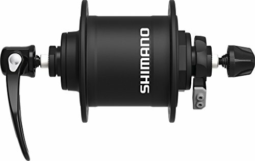 SHIMANO Nabendynamo "DH-T4000" 36 Loch, Hohlachse, schwarz