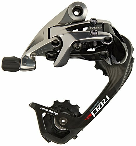 SRAM Schaltwerk "Red 22", 11-fach, Exact Actuation, Carbon Käfig, Titan Parallelogrammfeder, AeroGlide Umlenkrollen mit 