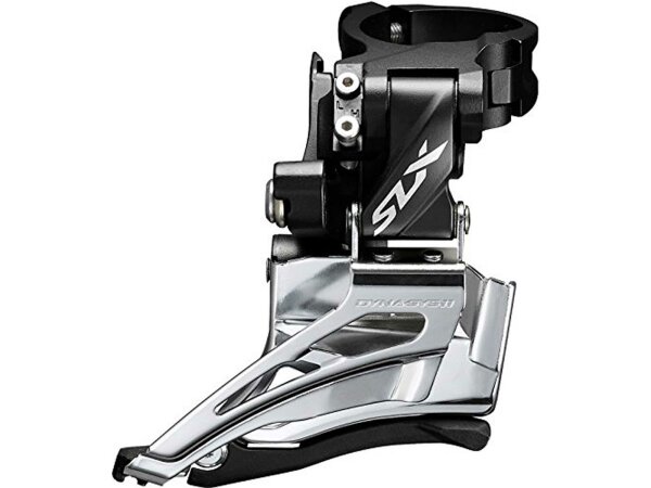 SHIMANO Umwerfer "Deore SLX" FD-M7025 Mod.17, SB-verpackt, für 2x11, Dual Pull, 66-69°, High Clamp, mit 34,9mm Schelle