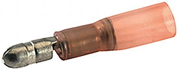 HELLA Schrumpfverbinder Rundstecker mit  Querschnitt: 0,5 - 1,0 mm², Steckermaß: Ø 4,0 mm, rot