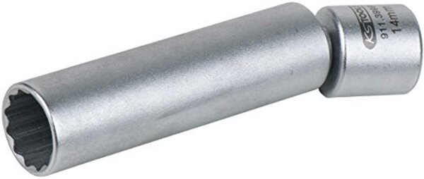 KS-TOOLS Zündkerzen-Steckschlüsseleinsatz 3/8", mi Länge: 92 mm