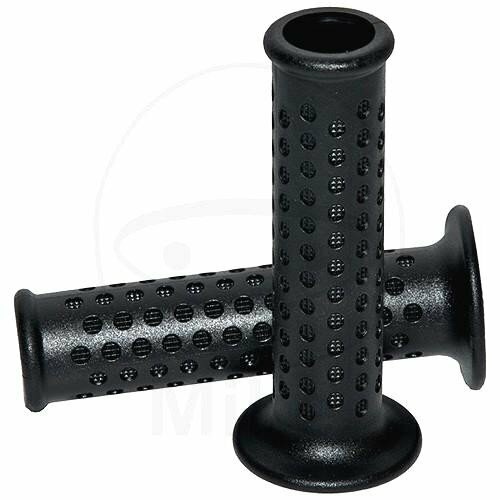 DOMINO Griffgummi "Piaggio Style" Paar,  schwarz, 128 mm offen