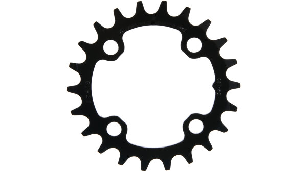 TRUVATIV Kettenblatt "MTB" 4-Arm, für 10 22 Zähne, (zur Kombination mit 34 Zähne), 64 mm Lochkreis, Stahl, schwarz