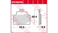 TRW Bremsbelag "MCB 886" Satz Typ SRM...