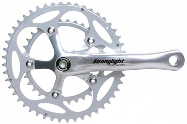 STRONGLIGHT Kettenradgarnitur "Impact Compact", 4-kant, SB-verpackt, 110mm Lochkreis, empfohlene Innenlagerlänge 107mm, 