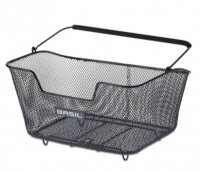 hinterradkorb basil base m stahl 29x41x21cm, schwarz,...