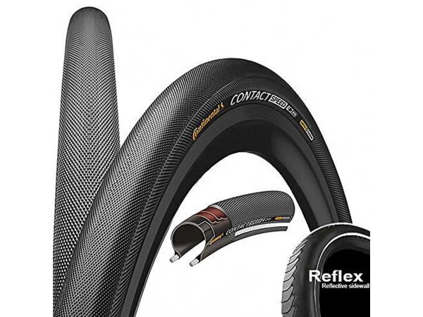 reifen conti contact speed reflex 20x1.10" 28-406 schwarz skin reflex     