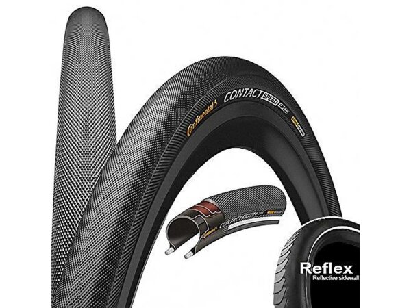 reifen conti contact speed reflex 26x1.60" 42-559 schwarz skin reflex     