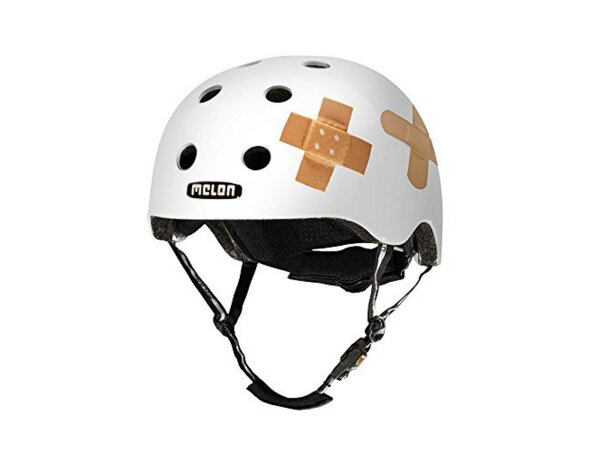 MELON Helm "All Stars" Urban Active, Mag plastered white matt, Gr. XXS-S (46-52 cm)