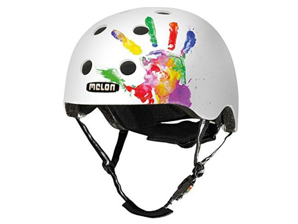 MELON Helm "All Stars" Urban Active, Mag handprint matt, Gr. XXS-S (46-52 cm)