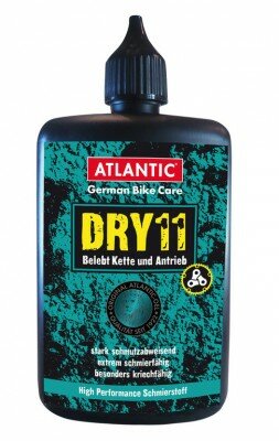 Kettenschmierung Atlantic DRY11 125ml, Ovalflasche, mit Spritzeinsatz