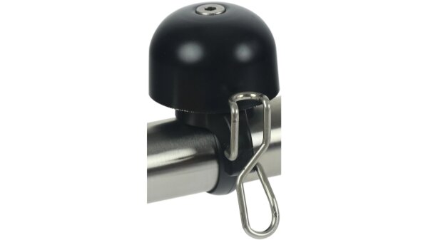 WIDEK Glocke "Paperclip mini" Kunststoff Aluminium, schwarz / silber