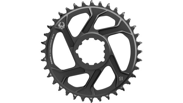 SRAM Kettenblatt "X-Sync 2" Aluminium Zu 6 mm Offset, 36 Zähne, schwarz