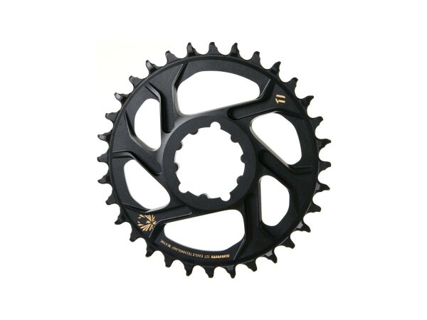 SRAM Kettenblatt "X-Sync 2" Aluminium Zu 6 mm Offset, 32 Zähne, gold