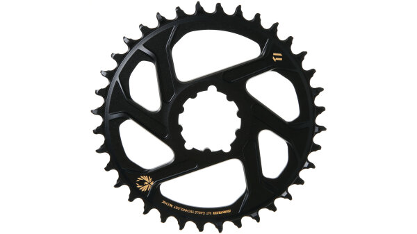 SRAM Kettenblatt "X-Sync 2" Aluminium Zu 3 mm Offset, 36 Zähne, gold