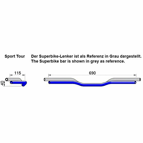 LSL Lenker "S1 Clubman®" Der sportliche Lenker "LS1", 22,2 mm