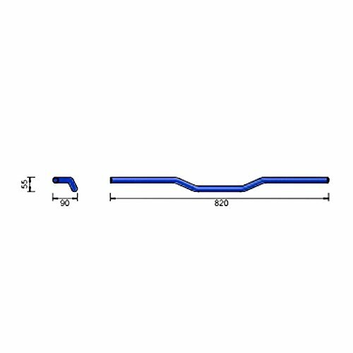 LSL Lenker "Street Bar" Der Breite für Wheelies un "L00", 25,4 mm