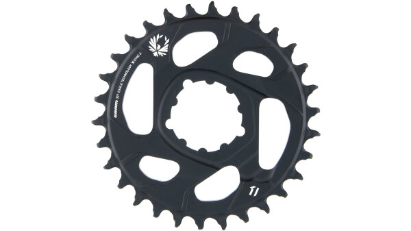 SRAM Kettenblatt "X-Sync 2" Aluminium Zu 4 mm Offset, 30 Zähne, schwarz