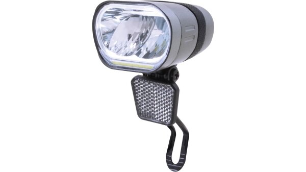 SPANNINGA LED-Scheinwerfer "Axendo" Mit  "Axendo 60 XDASTc", 60 Lux, Aluminiumgehäuse, mit Tagfahrlicht, mit Standlichtfunktion