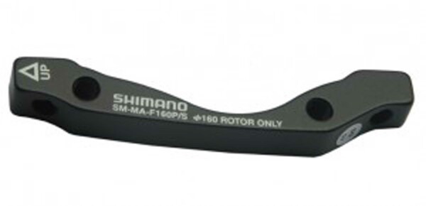 SHIMANO Scheibenbremsadapter PM Bremse auf IS, für 160 mm Ø,