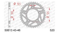 AFAM Kettenrad "50613" 520, Stahl, schwa 46...