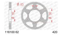 AFAM Kettenrad "116100" 420, Stahl, silb 62...