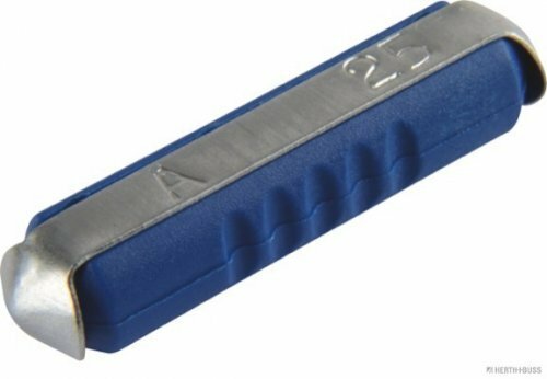 Torpedosicherung 6 x 25 mm 25 A, blau, HERTH+BUSS Abgabe nur in Packung mit 100 Stück, Preis per 100 Stück