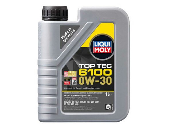 LIQUI MOLY Motoröl "Top Tec 6100" SAE 0W 1 l Kanister