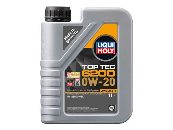 LIQUI MOLY Motoröl "Top Tec 6200" SAE 0W 1 l Kanister