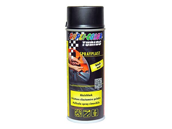 DUPLI-COLOR Abziehlack "Sprayplast" Flex schwarz matt, 400 ml Spraydose