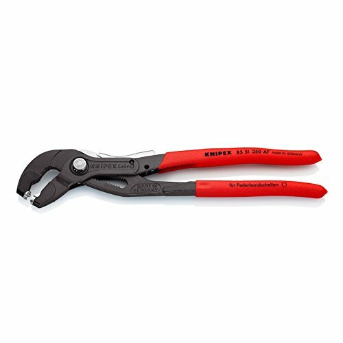 KNIPEX Federbandschellenzange, Mit Feststelle