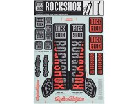 ROCKSHOX Dekorsatz, Decal Kit im Troy Lee Design für...