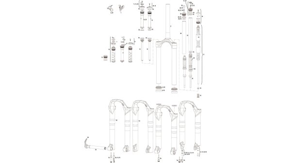 ROCKSHOX Recon Silver A1-A3 2011-2015, Druckstufe inkl.