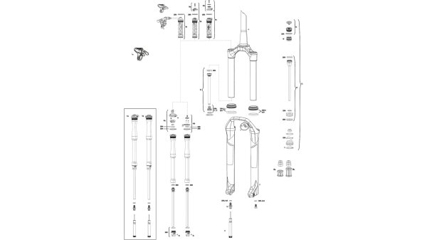 ROCKSHOX SID RLC A1/XX/RL B1 (2017-2018), Spule / Gegen