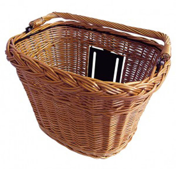 vorderrrad-korb basil basimply wicker 29x39x29 cm natur weide ohne halter