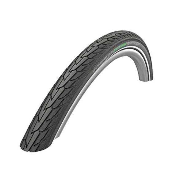 reifen schwalbe road cruiser hs484 green 26x1 3/8" 37-584 weißwand-tskin kg gc   