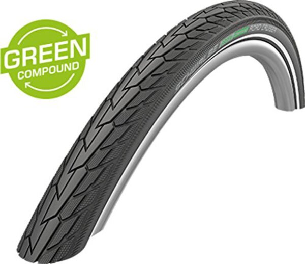 reifen schwalbe road cruiser hs484 green 16x1.75" 47-305 sw-refl.tskin kg gc     