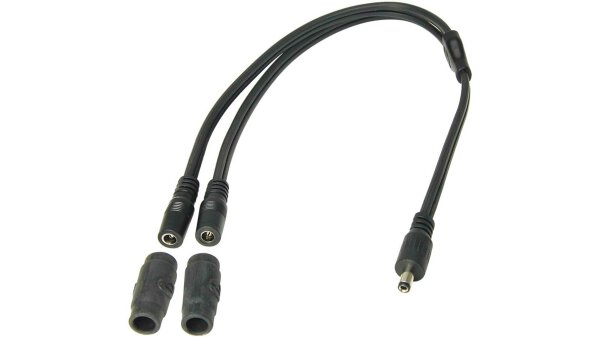 TECMATE Zubehör Für Ladegeräte OptiMATE  Y-Splitter, DC 2,5 mm Stecker auf 2x DC 2,5 mm Buchse