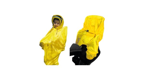 regenschutz hock rain-bow uni/gelb für kinders.