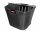 vorderradkorb klickfix structura schwarz 35x26x25cm,geflochten,o. adapter,16 ltr