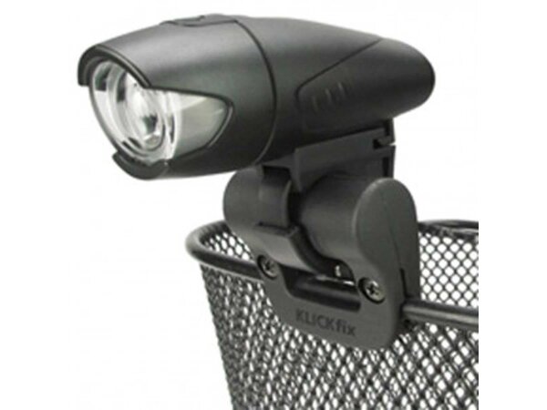 zubehörhalter light clip klickfix schwarz, für körbe, ø 24mm, ca. 25g