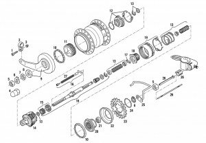 SRAM Ersatz für "P5" mit Rücktrittbremse Kupplungsrad