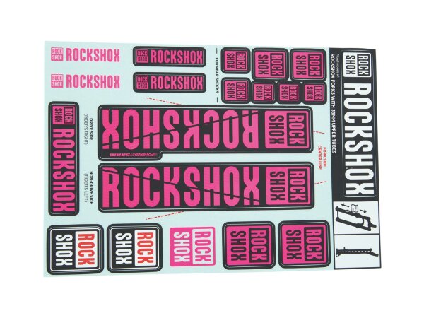 ROCKSHOX Dekorsatz Passend für Decal Kit magenta