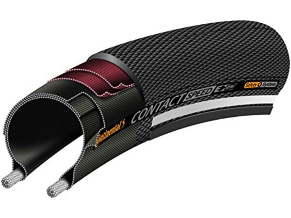 CONTINENTAL Reifen "Contact Speed" 3-lag 28-406 (20" x 1,10), schwarz, Draht, 295 g