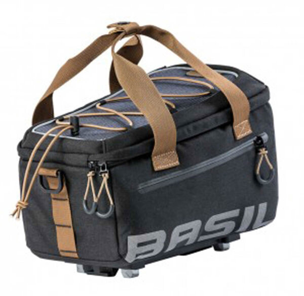 gepäckträgertasche basil mik miles black slate,wasserdicht, 7 ltr.